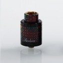Authentic Aleader Bhive RDA Rebuildable Dripping Atomizer w/ BF Pin - Fantastic Rainbow + Black, Stainless Steel, 24mm Diameter
