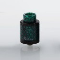 Authentic Aleader Bhive RDA Rebuildable Dripping Atomizer w/ BF Pin - Jewel Green + Black, Stainless Steel, 24mm Diameter