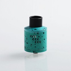 Authentic Willie COO TS RDA Rebuildable Dripping Atomizer - Cyan, Stainless Steel, 30mm Diameter