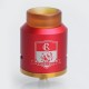 Authentic IJOY Combo RDA Rebuildable Dripping Atomizer - Red, Stainless Steel, 25mm Diameter