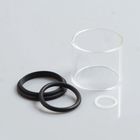 Authentic Vapesoon Replacement Tank Tube + Seal O-Rings for Horizon Falcon Sub Ohm Tank - Transparent, Glass + Silicone