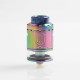 Authentic Wotofo Faris RDTA Rebuildable Dripping Tank Atomizer w/ BF Pin - Rainbow, Stainless Steel, 3ml, 24mm Diameter