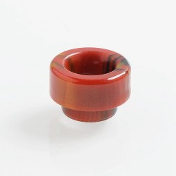 Authentic Vapesoon 810 Replacement Drip Tip for 528 Goon / Reload / Battle RDA - Red + Orange, Resin, 11.7mm