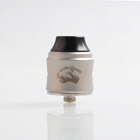 Authentic OBS Cheetah 3 III RDA Rebuildable Dripping Atomizer w/ BF Pin - Grey, Stainless Steel, 25mm Diameter