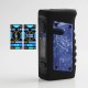 Authentic VandyVape Jackaroo 100W TC VW Variable Wattage Box Mod - Blue Python, 5~100W, 1 x 18650 / 20700 / 21700