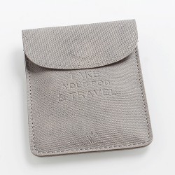 Authentic Vivi Leather Pocket Case for Juul / Myle / e8 / Drop Pod System Kit - Grey