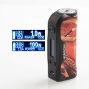 Authentic Aleader Orbit 100W TC VW Variable Wattage Box Mod - Black, 1~100W, 1 x 18650 / 21700 / 20700