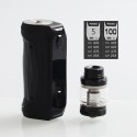 Authentic GeekVape Aegis Solo 100W TC VW Variable Wattage Mod + Cerberus Tank Kit - Black, 5~100W, 1 x 18650, 5.5ml, 0.3 Ohm