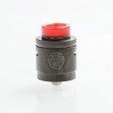 Authentic Hellvape Passage RDA Rebuildable Dripping Atomizer w/ BF Pin - Gun Metal, Stainless Steel, 24mm Diameter