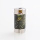 Authentic Ultroner Mini Stick Tube MOSFET Semi-Mechanical Mod - Silver + Black Yellow, SS + Stabilized Wood, 1 x 18350