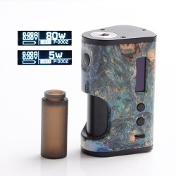 Authentic ULTRONER Aether Squonker 80W TC VW Variable Wattage Box Mod - Blue, 5~80W, 1 x 18650
