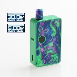 Authentic Asvape Micro 1100mAh 30W VW Variable Wattage Pod System Starter Kit - Green, 5~30W, 2ml, 0.5 / 1.0ohm