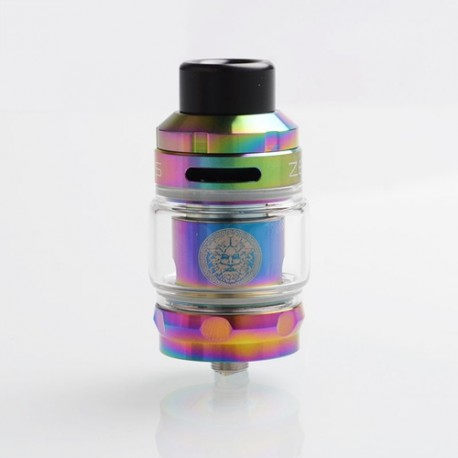 [Ships from Bonded Warehouse] Authentic GeekVape Zeus Sub Ohm Tank Atomizer - Rainbow, SS + Glass, 2ml / 5ml, 26mm Diameter