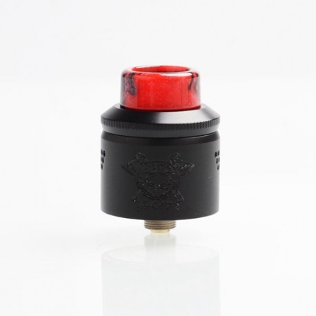 Authentic MECHLYFE x AmbitionZ Slatra Mesh RDA Rebuidable Atomizer w/ BF Pin - Black, Stainless Steel, 25mm Diameter