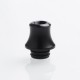 Authentic Vapefly Brunhilde MTL RTA Replacement Short Drip Tip - Black, Delrin
