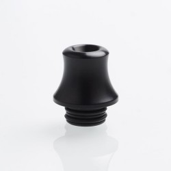 Authentic Vapefly Brunhilde MTL RTA Replacement Short Drip Tip - Black, Delrin