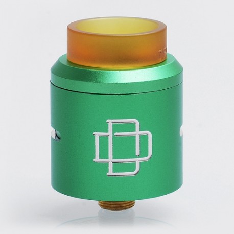 Authentic Augvape Druga RDA Rebuildable Dripping Atomizer w/ BF Pin - Green, Stainless Steel, 24mm Diameter