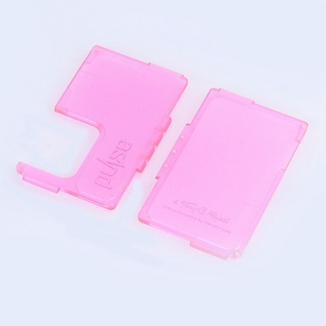 Authentic VandyVape Replacement Front + Back Panel for Pulse BF Squonk Box Mod - Frosted Pink, ABS (2 PCS)