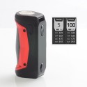 Authentic GeekVape Aegis Solo 100W TC VW Variable Wattage Box Mod - Red, 5~100W, 1 x 18650