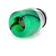 Authentic SXK 510 Drip Tip - Green, Resin + Stainless Steel, 15mm