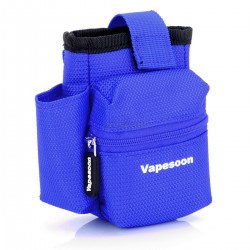 Authentic Vapesoon Protective Nylon Carrying Pouch Bag w/ carabiner for E-s - Blue