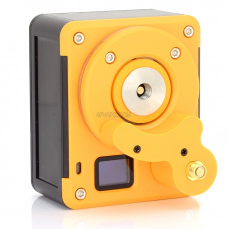 Authentic Pilot Atomizer Combo Ohm Meter + Volt Meter Tester - Black + Yellow, 0.01~9.99 ohm / 0.3~9.99V, USB / 1 x 18650