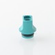 510 Drip Tip + Button Set for dotMod dotAIO V2 - Green, Aluminum