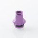 510 Drip Tip + Button Set for dotMod dotAIO V2 - Purple, Aluminum