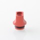 510 Drip Tip + Button Set for dotMod dotAIO V2 - Red, Aluminum