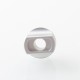 510 Drip Tip + Button Set for dotMod dotAIO V2 - Silver, Aluminum