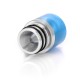 Authentic SXK 510 Drip Tip - Blue, Resin + Stainless Steel, 15mm