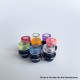 909 Modify Style 510 Drip Tip for RDA / RTA / RDTA Atomizer - Red, Aluminum Alloy + Acrylic