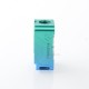 Mission XV Style Space Pod Boro Tank for SXK BB / Billet AIO Box Mod Kit - Blue Green, Aluminum Alloy