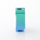 Mission XV Style Space Pod Boro Tank for SXK BB / Billet AIO Box Mod Kit - Blue Green, Aluminum Alloy