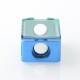 Mission XV Style Space Pod Boro Tank for SXK BB / Billet AIO Box Mod Kit - Blue Green, Aluminum Alloy