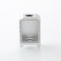 Replacement Boro Tank for SXK BB / Billet AIO Box Mod Kit - Silver, Aluminum Alloy