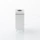 Replacement Boro Tank for SXK BB / Billet AIO Box Mod Kit - Silver, Aluminum Alloy