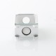 Replacement Boro Tank for SXK BB / Billet AIO Box Mod Kit - Silver, Aluminum Alloy