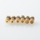 Wick'd Remix'd Sturdy MFG Style RBA Bridge for Billet / BB / Boro Tank - Rose Gold, Air Pins 1.2, 2, 2.5, 3, 3.5, 4, 4.5mm