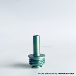 Monarchy Toothpick Style MTL Long Drip Tip for BB / Billet / Boro AIO Box Mod - Green, Titanium