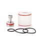 SXK Ubertoot Style RTA Replacement Chimney + Short Tank Tube Kit - 316SS + PCTG, 2.5ml