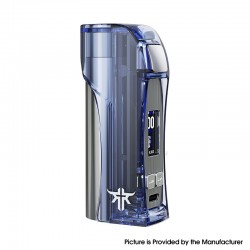 [Ships from Bonded Warehouse] Authentic VandyVape Requiem 95W Box Mod - Clear Blue, VW 5~95W, 1 x 18650 / 20700 / 21700