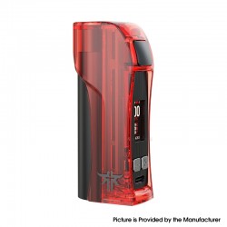 [Ships from Bonded Warehouse] Authentic VandyVape Requiem 95W Box Mod - Clear Red, VW 5~95W, 1 x 18650 / 20700 / 21700