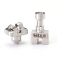 SXK KILLAB R Style RBA Bridge for Billet / BB / Boro Tank - Silver, 316SS, Air Pin 4.0, 3.5, 3.0, 2.5, 2.0, 1.0mm