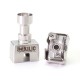 SXK KILLAB R Style RBA Bridge for Billet / BB / Boro Tank - Silver, 316SS, Air Pin 4.0, 3.5, 3.0, 2.5, 2.0, 1.0mm