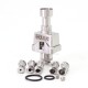 SXK KILLAB R Style RBA Bridge for Billet / BB / Boro Tank - Silver, 316SS, Air Pin 4.0, 3.5, 3.0, 2.5, 2.0, 1.0mm