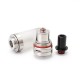 SXK Ubertoot Style RTA Rebuildable Tank Atomizer - Silver, 316SS, 5ml, 22mm Diameter