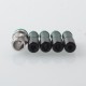 Authentic Ambition Mods Shield 510 Drip Tip Kit - Sliver + Black, MTL / DL / RDL