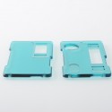 Authentic MK MODS V2 Replacement Front + Back Cover Panel Plate for dotMod dotAIO V2 Pod - Cyan, Acrylic (2 PCS)