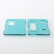 Authentic MK MODS V2 Replacement Front + Back Cover Panel Plate for dotMod dotAIO V2 Pod - Cyan, Acrylic (2 PCS)